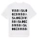 White t-shirt med Vinnaskogen ordlek t-shirt