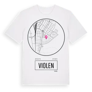 Violen t-shirt – ekologisk bomull t-shirt från Pinshirt