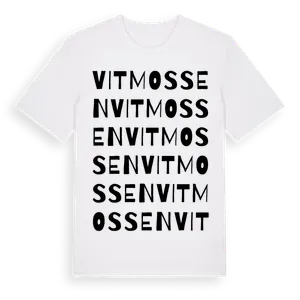 Vitmossen ordlek t-shirt – ekologisk bomull t-shirt från Pinshirt
