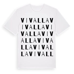 Vivalla ordlek t-shirt – ekologisk bomull t-shirt från Pinshirt