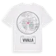 White t-shirt med Vivalla t-shirt