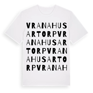 Vrana Husartorp ordlek t-shirt – ekologisk bomull t-shirt från Pinshirt