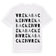 Vrekabacken ordlek t-shirt