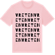 Pink Cotton t-shirt med Vreten ordlek t-shirt