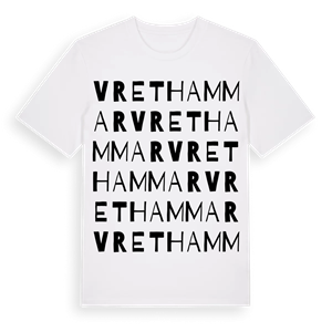 Vrethammar ordlek t-shirt – ekologisk bomull t-shirt från Pinshirt
