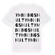 Ymningshult ordlek t-shirt