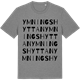 Mid Heather Gray t-shirt med Ymningshyttan ordlek t-shirt