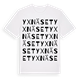 Yxnäset ordlek t-shirt