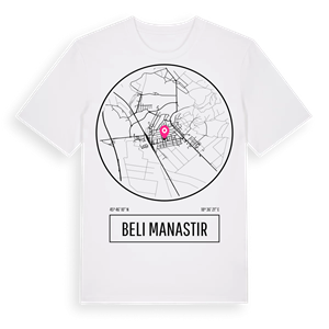 Beli Manastir t-shirt – ekologisk bomull t-shirt från Pinshirt