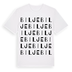 Bilje ordlek t-shirt – ekologisk bomull t-shirt från Pinshirt