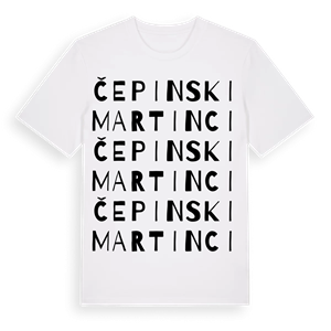 Čepinski Martinci ordlek t-shirt – ekologisk bomull t-shirt från Pinshirt