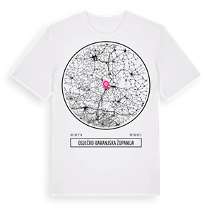 Osječko-baranjska županija t-shirt – ekologisk bomull t-shirt från Pinshirt