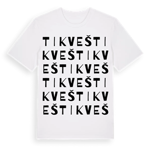 Tikveš ordlek t-shirt – ekologisk bomull t-shirt från Pinshirt