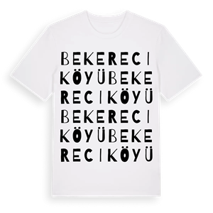 Bekereci Köyü ordlek t-shirt – ekologisk bomull t-shirt från Pinshirt