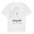 Göztaşı Köyü karta t-shirt