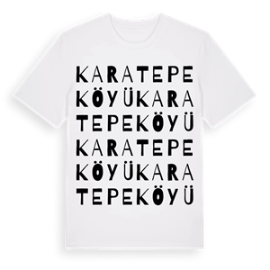 Karatepe Köyü ordlek t-shirt – ekologisk bomull t-shirt från Pinshirt