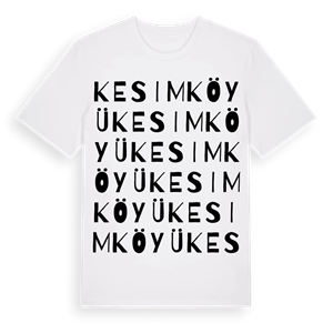 Kesim Köyü ordlek t-shirt – ekologisk bomull t-shirt från Pinshirt