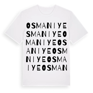 Osmaniye ordlek t-shirt – ekologisk bomull t-shirt från Pinshirt