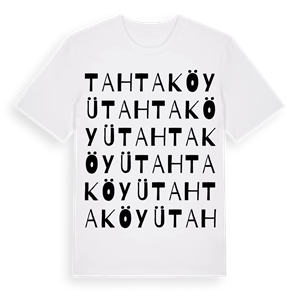 Tahta Köyü ordlek t-shirt – ekologisk bomull t-shirt från Pinshirt