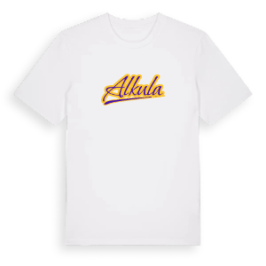 Alkula baseball t-shirt – ekologisk bomull t-shirt från Pinshirt