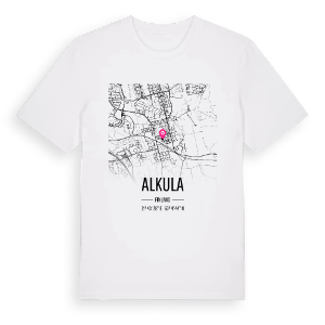 Alkula karta t-shirt – ekologisk bomull t-shirt från Pinshirt
