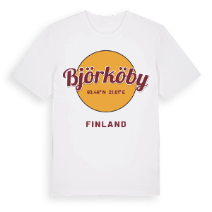 Björköby cirkel t-shirt – ekologisk bomull t-shirt från Pinshirt