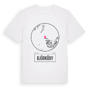 Björköby t-shirt – ekologisk bomull t-shirt från Pinshirt