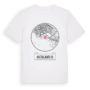 Hietalahti 10 t-shirt – ekologisk bomull t-shirt från Pinshirt