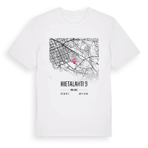 Hietalahti 9 karta t-shirt – ekologisk bomull t-shirt från Pinshirt