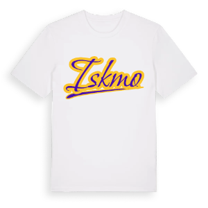 Iskmo baseball t-shirt – ekologisk bomull t-shirt från Pinshirt