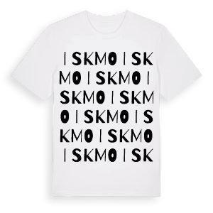 Iskmo ordlek t-shirt – ekologisk bomull t-shirt från Pinshirt