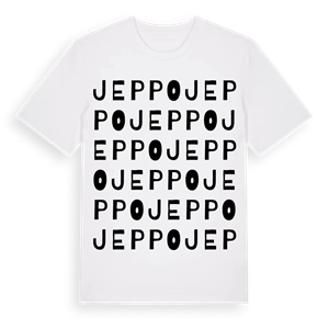 Jeppo ordlek t-shirt – ekologisk bomull t-shirt från Pinshirt