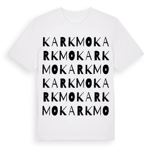 Karkmo ordlek t-shirt – ekologisk bomull t-shirt från Pinshirt