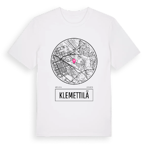 Klemettilä t-shirt – ekologisk bomull t-shirt från Pinshirt