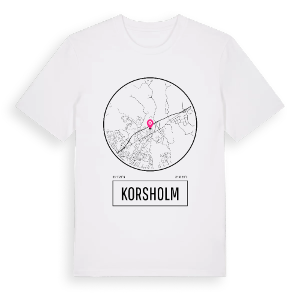 Korsholm t-shirt – ekologisk bomull t-shirt från Pinshirt