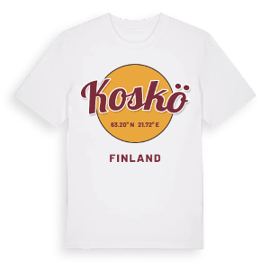 Koskö cirkel t-shirt – ekologisk bomull t-shirt från Pinshirt