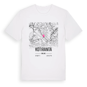 Kotiranta karta t-shirt – ekologisk bomull t-shirt från Pinshirt