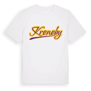 Kronoby baseball t-shirt – ekologisk bomull t-shirt från Pinshirt