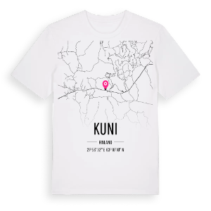 Kuni karta t-shirt – ekologisk bomull t-shirt från Pinshirt