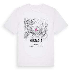 Kustaala karta t-shirt – ekologisk bomull t-shirt från Pinshirt