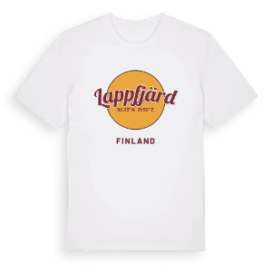 Lappfjärd cirkel t-shirt – ekologisk bomull t-shirt från Pinshirt