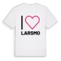 Jag älskar Larsmo t-shirt stort tryck