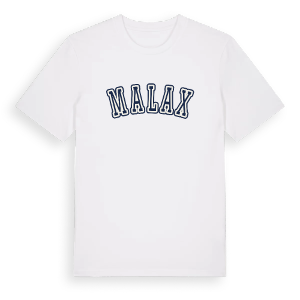 Malax college t-shirt – ekologisk bomull t-shirt från Pinshirt