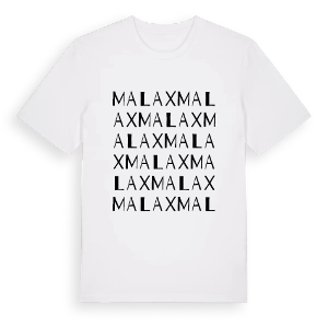 Malax ordlek t-shirt – ekologisk bomull t-shirt från Pinshirt