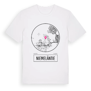 Niemeläntie t-shirt – ekologisk bomull t-shirt från Pinshirt