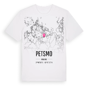 Petsmo karta t-shirt – ekologisk bomull t-shirt från Pinshirt