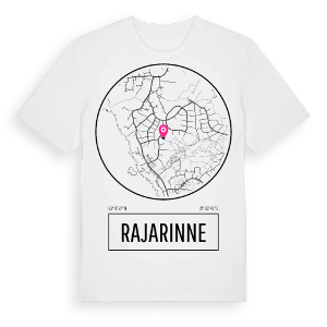Rajarinne t-shirt – ekologisk bomull t-shirt från Pinshirt