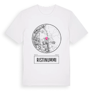 Ristinummi t-shirt – ekologisk bomull t-shirt från Pinshirt