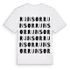 Runsor ordlek t-shirt