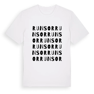 Runsor ordlek t-shirt – ekologisk bomull t-shirt från Pinshirt